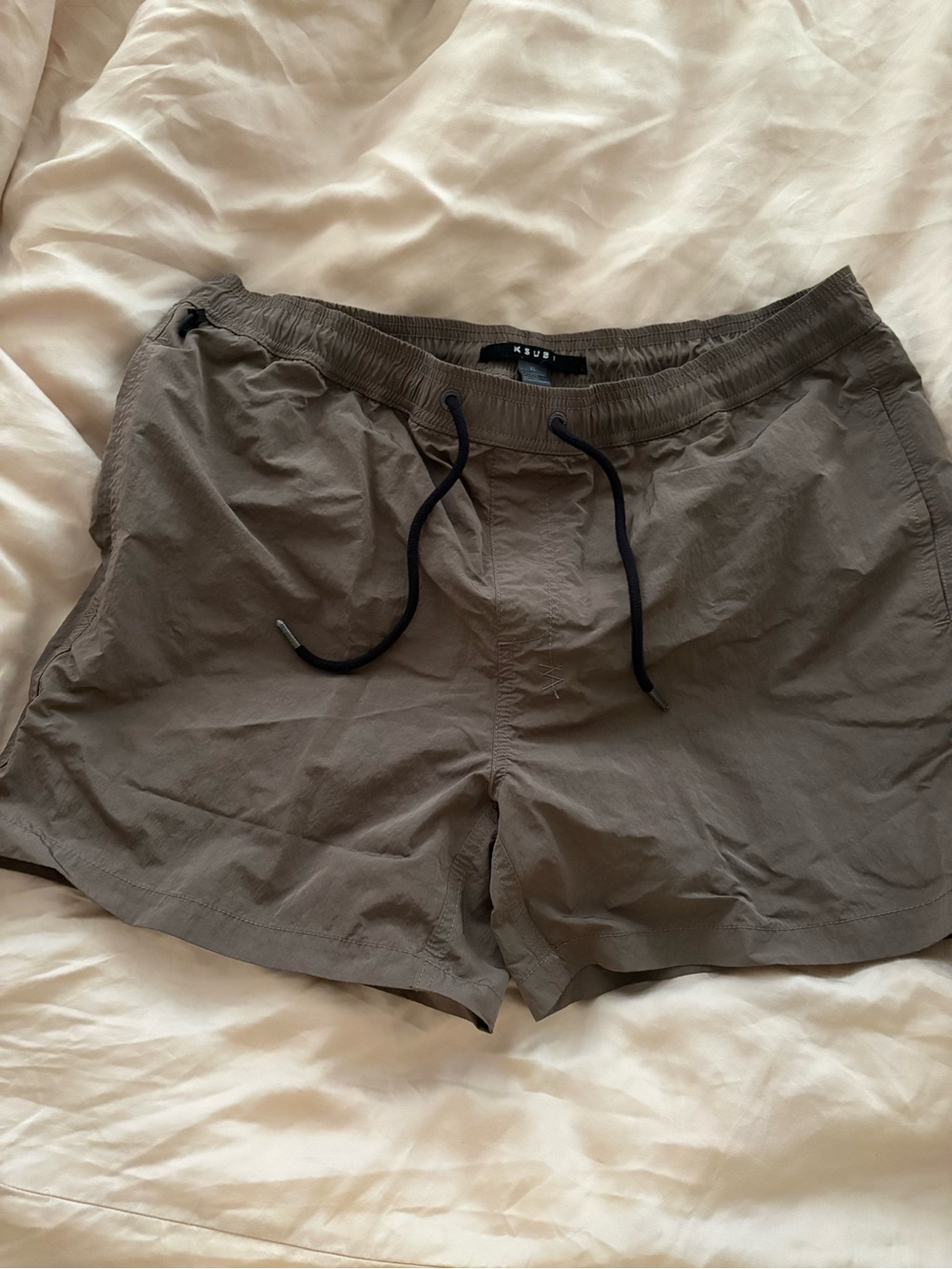 Ksubi Men's Olive Green Swim Trunks